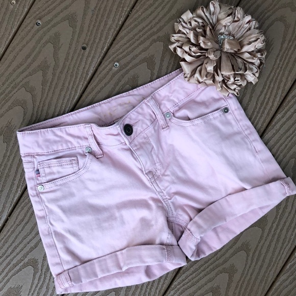 V Gold Girls cute pink pocketed shorts - Picture 1 of 6